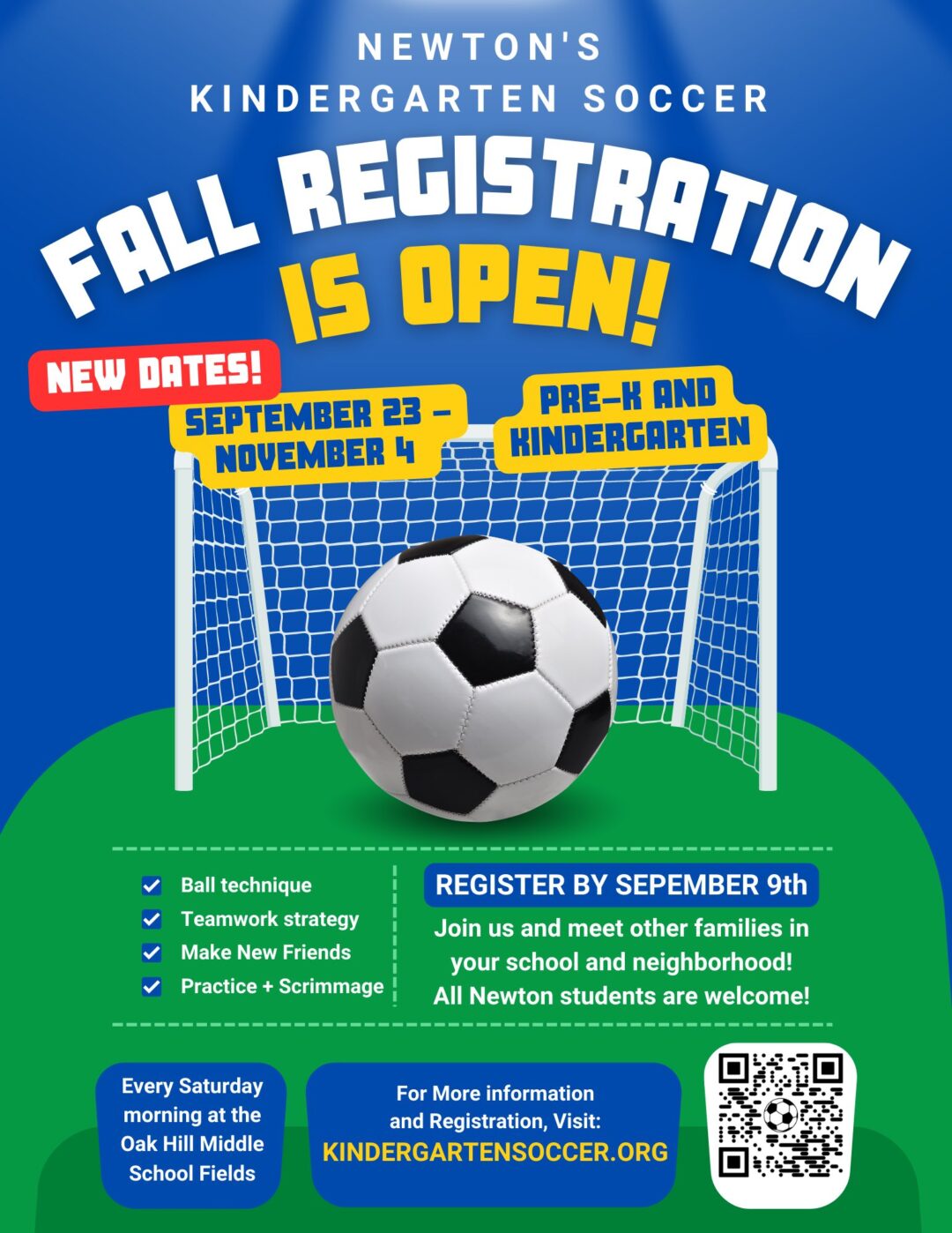 Fall Restraction Newton’s Pre-K and Kindergarten Soccer Fall Registration Is Open ...